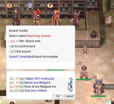Exploring Quests